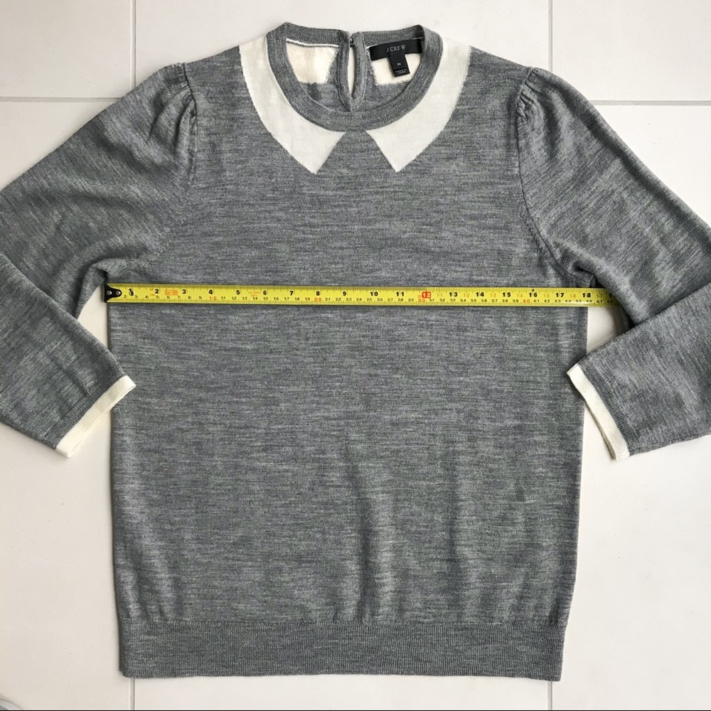 J.Crew Tippi Trompe L’Oeil 100% Merino Intarsia Sweater - Picture 11 of 15